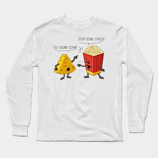 Popcorn Puns Long Sleeve T-Shirt